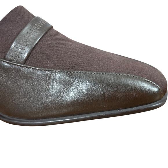 Naturalizer Edie Womens Dark Brown Leather Chunky Heels Pumps Classic Shoes 8.5 - Picture 2 of 16